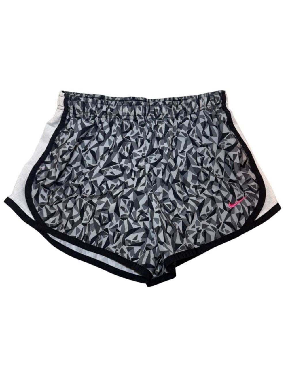 Nike Women's Dri-Fit Tempo‎ Running Shorts Size XS Small Geometric Print
